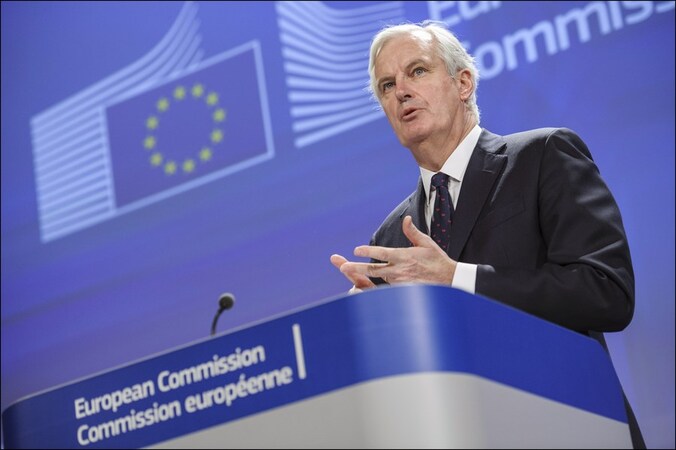 Eurocommissaris voor Interne Markt Michel Barnier.