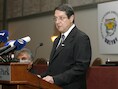 De Cypriotische president Nikos Anastasiades