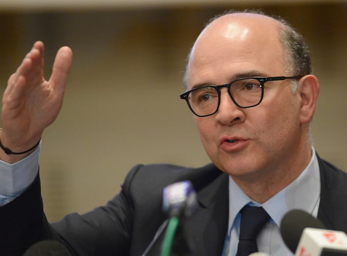 De Franse minister van Financiën, Pierre Moscovici.