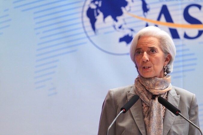 Algemeen directrice van het IMF Christine Lagarde