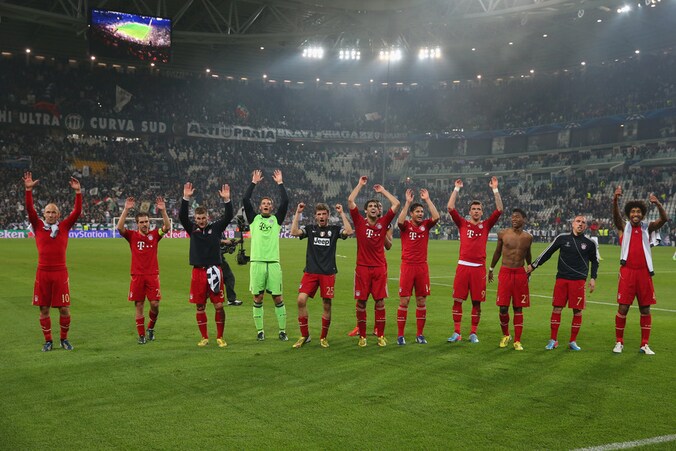 Bayern kwalificeerde zich voor de halve finales door Juventus uit te schakelen.