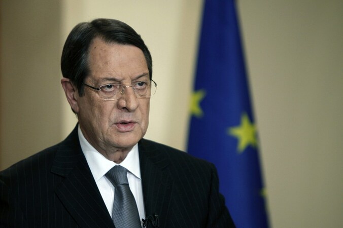De Cypriotische president Nicos Anastasiades.