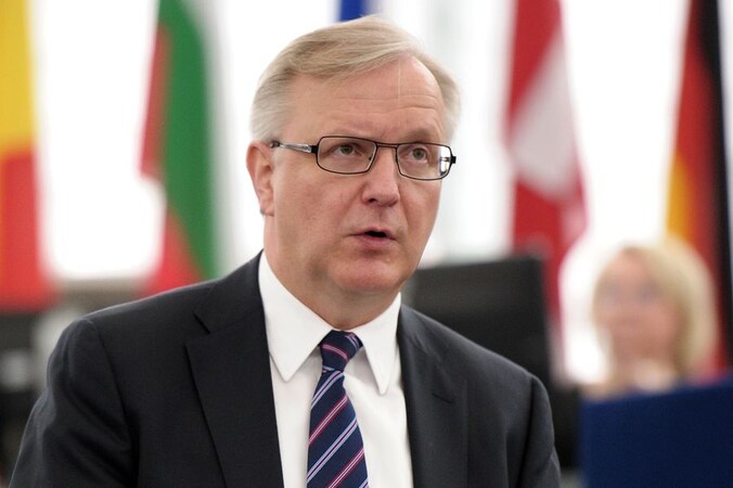 Europees Commissaris voor Monetaire Zaken Olli Rehn.