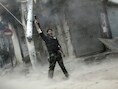 Een Syrische rebel in Aleppo.