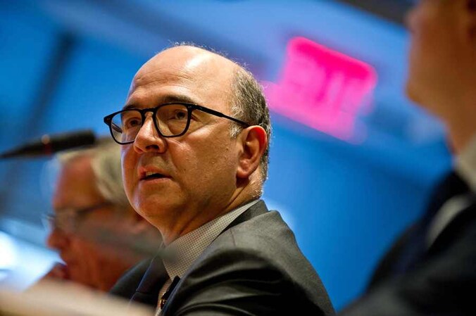 De Franse minister van Financiën, Pierre Moscovici.