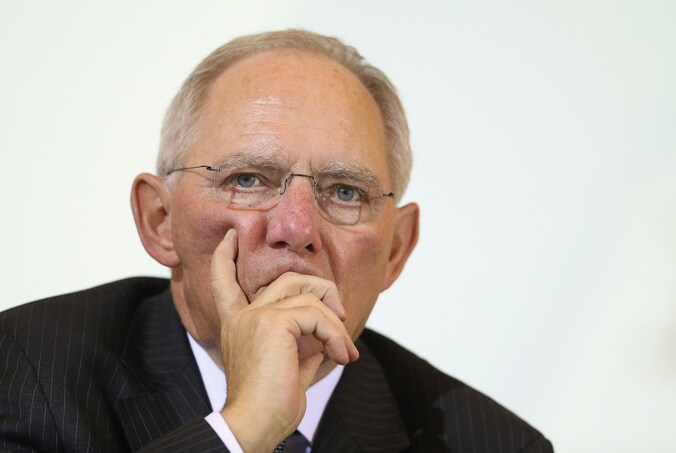 De Duitse minister van Financiën Wolfgang Schaüble.