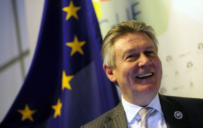 Europees Handelscommissaris Karel De Gucht.