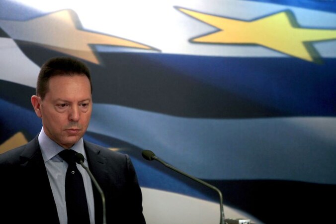 De Griekse minister van Financiën Yannis Stournaras.