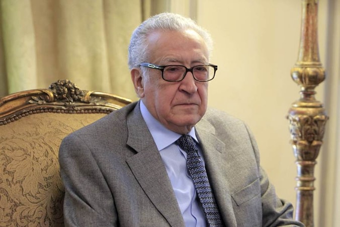 VN-gezant Lakhdar Brahimi.