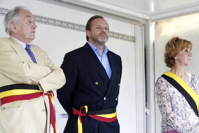 Francois Van Hoobrouck, Damien Thiéry en Veronique Caprasse.
