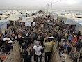 In dit vluchtelingenkamp in Jordanië verblijven meer dan 80.000 Syrische vluchtelingen.