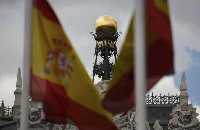 Spaanse bank in Madrid.