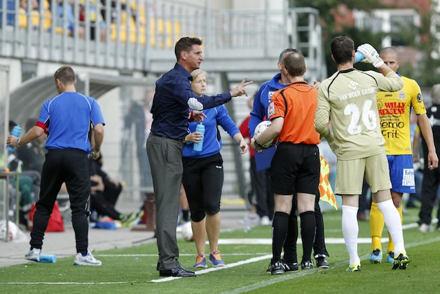 W.-Beveren-coach De Boeck moest heel wat bijsturen tijdens de match