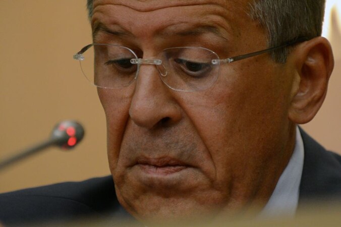 Sergei Lavrov, Russisch minister van Buitenlandse Zaken.