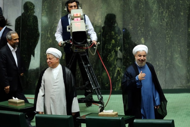 De voormalige president van Iran Akbar Hashemi Rafsanjani.