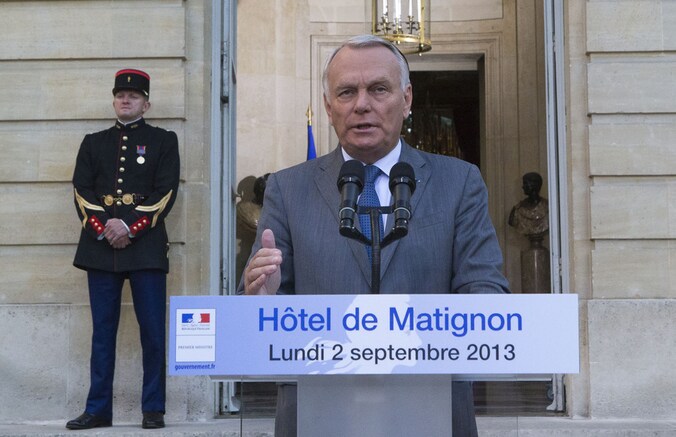 De Franse premier Jean-Marc Ayrault.