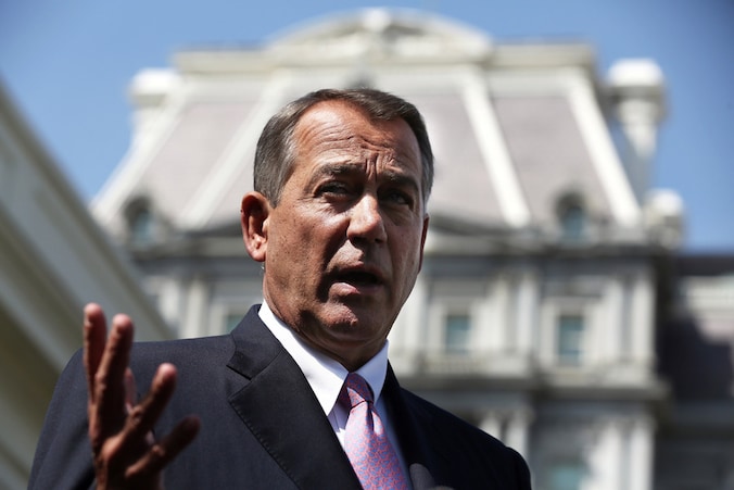 John Boehner, voorzitter van het Amerikaanse Huis van Afgevaardigden.