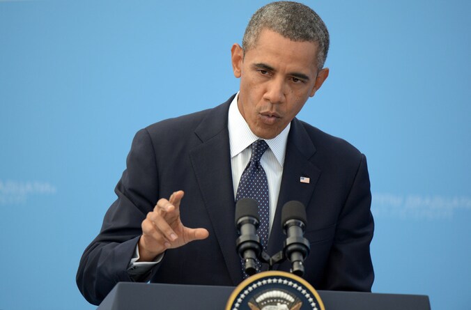 De Amerikaanse president Barack Obama.