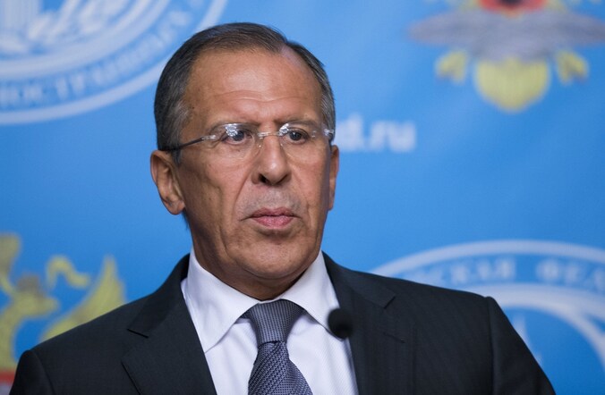 De Russische minister van Buitenlandse Zaken Sergey Lavrov.