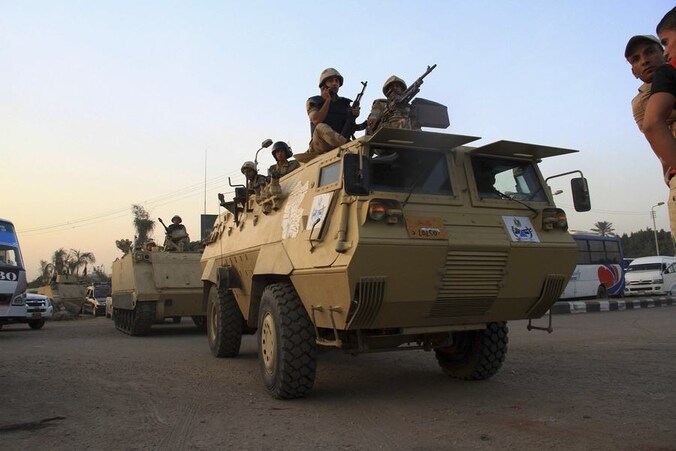 Egyptische soldaten.