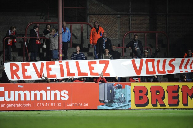 De supporters van Bergen zijn het zat.