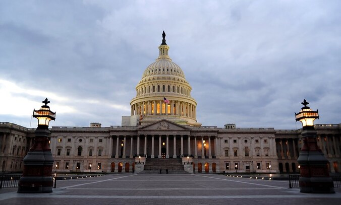 Het Congresgebouw in de Amerikaanse hoofdstad Washington D.C.