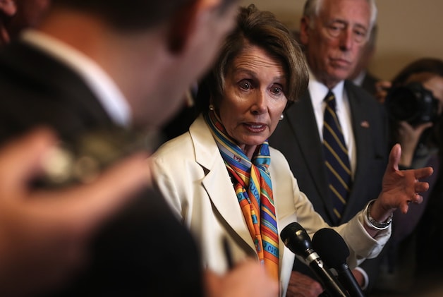 Nancy Pelosi, momenteel 'minorty leader' van de Democraten in het Huis van Afgevaardigden.