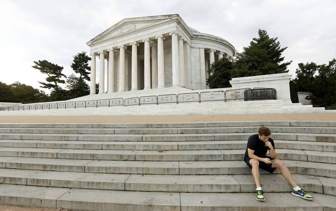 Jefferson Memorial in Washington.