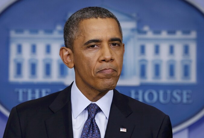 De Amerikaanse president Barack Obama.