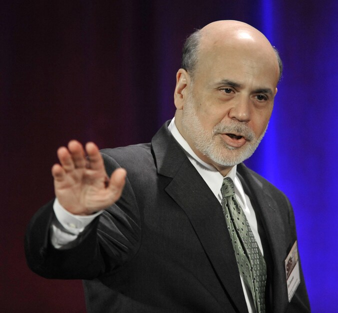 Fed-voorzitter Bernanke.