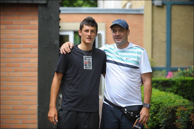 Zoon en vader Tomic