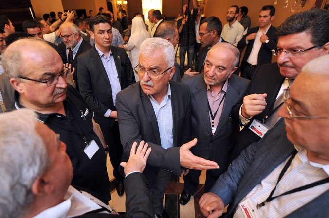 Leden van de Syrische Nationale Coalitie.