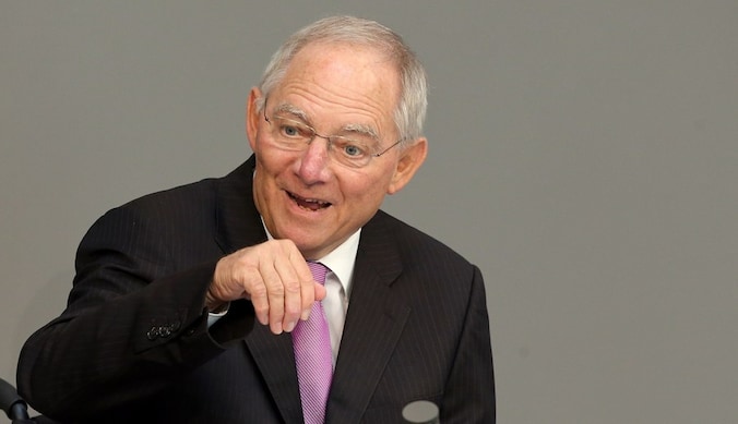 Duitse minister van Financiën Wolfgang Schäuble