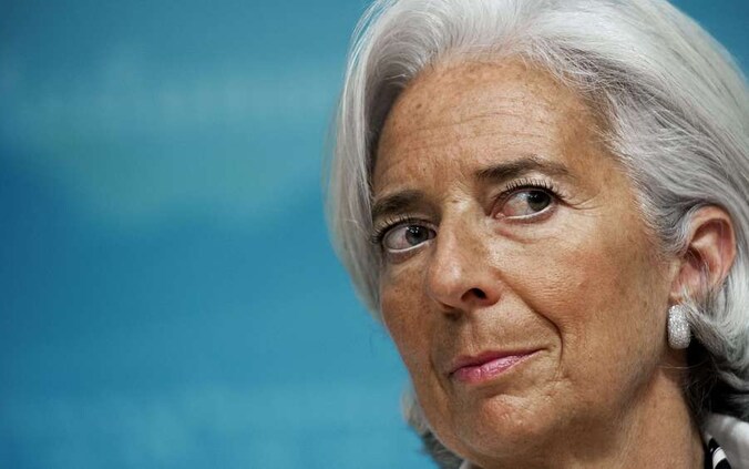 Directeur van het IMF, Christine Lagarde.