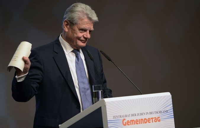 De Duitse president Joachim Gauck.
