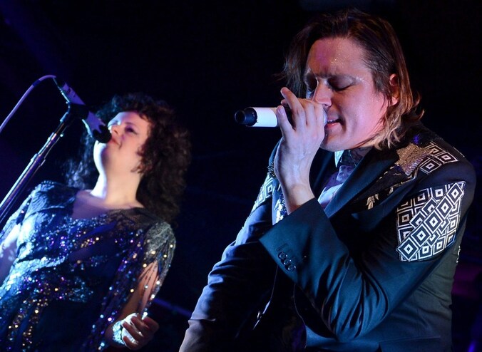 Het koppel Regine Chassagne en Win Butler, de spil van Arcade Fire.
