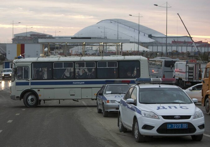 De Russische politie is nu al in verhoogde staat van paraatheid in en rond Sochi.