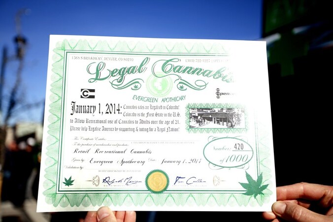 In Colorado is cannabisverkoop sinds 1 januari toegelaten.