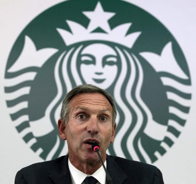 Howard Schultz, topman van Starbucks.