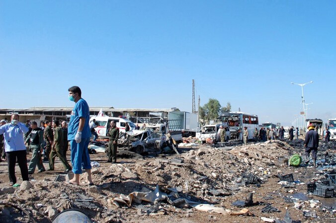 Aanslag in Hama vandaag.