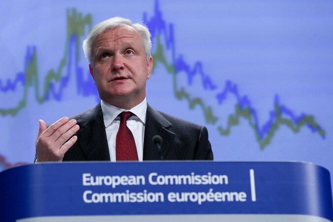 Eurocommissaris voor Economische en Monetaire Zaken Olli Rehn.