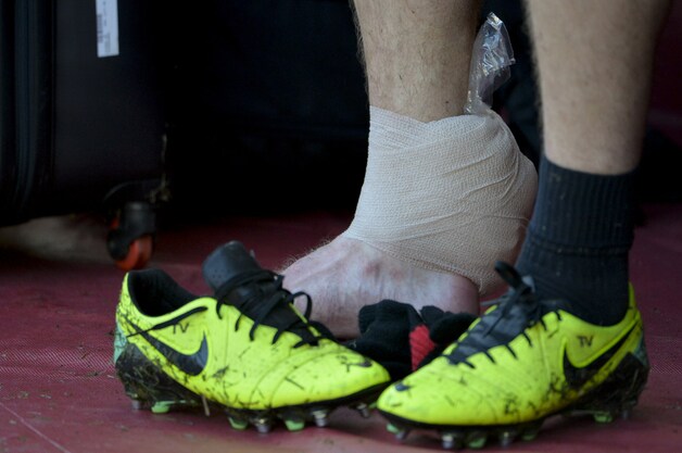 Thomas Vermaelen kampt met een lichte enkelblessure, maar acht zich speelklaar voor het duel tegen Colombia.
