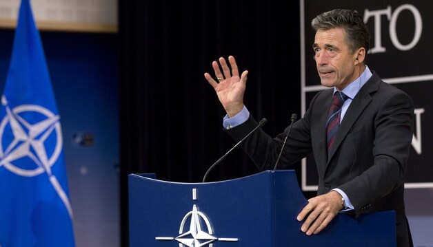 NAVO-topman Anders Fogh Rasmussen.