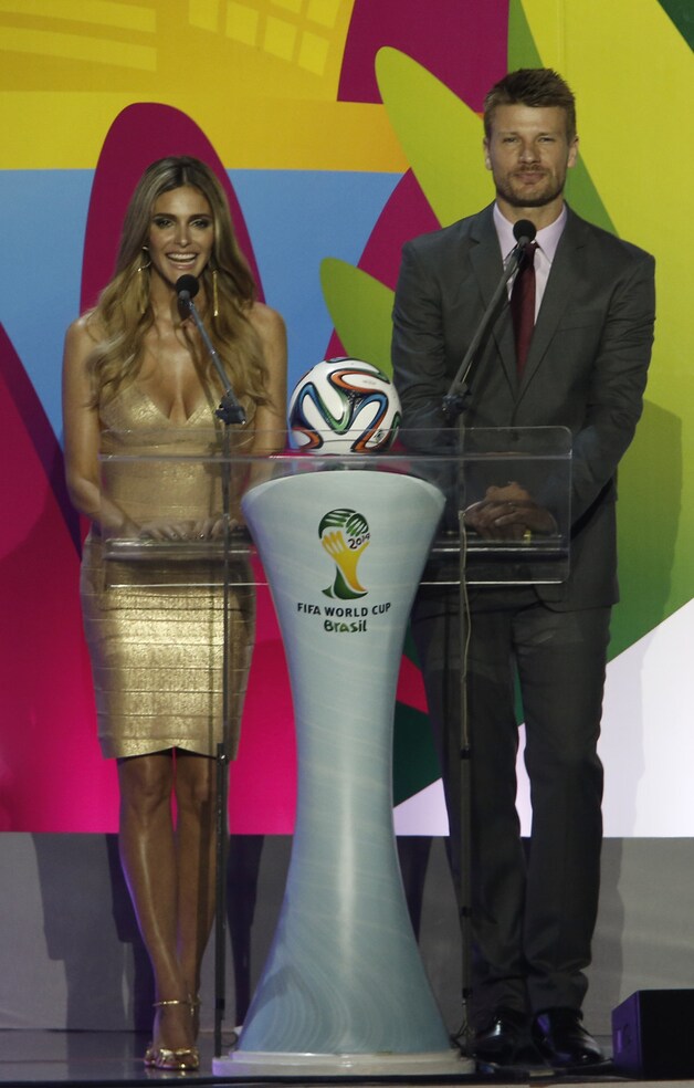 Het presentatiekoppel Fernanda Lima en Rodrigo Hilbert