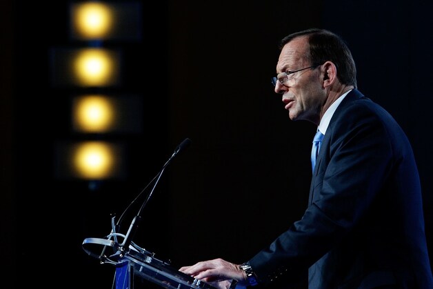 De Australische eerste minister Tony Abott.