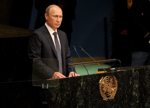 De Russische president Vladimir Poetin.