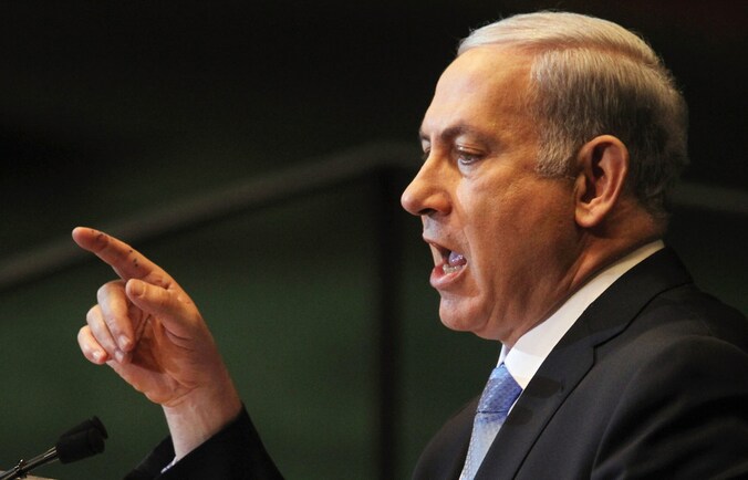 De Israëlische premier Benjamin Netanyahu.