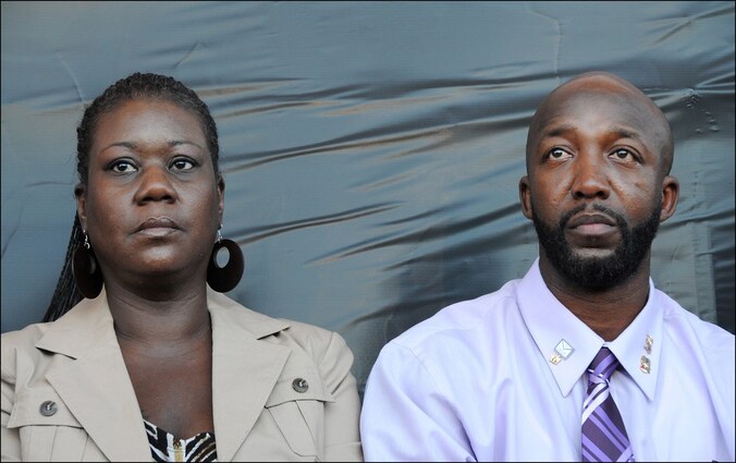 De ouders van de overleden Trayvon Martin