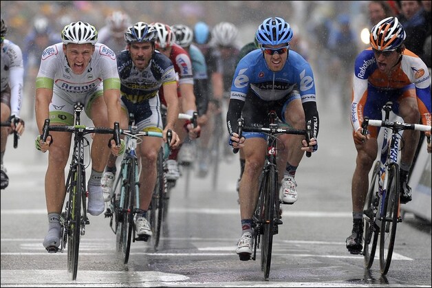 Kittel was de beste in de massaspurt.