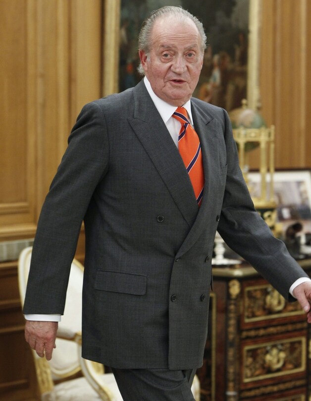 De Spaanse koning Juan Carlos.